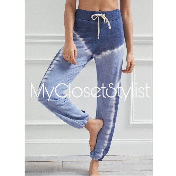 Anthropologie Sundry Basic Tie Dye Joggers Soft Sweatpants NWT S 1 - Picture 2 of 6